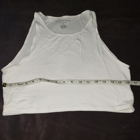 American Eagle Soft and Sexy Sport top crop top Large white - Picture 5 of 7